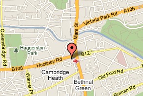 Map of Dockland's Position